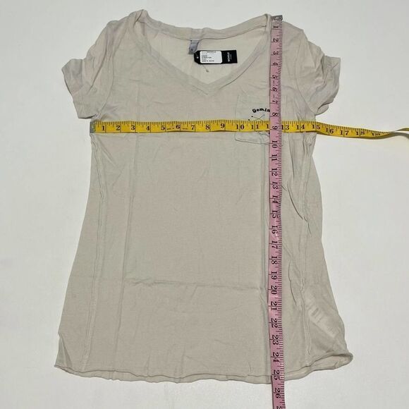 Michelle By Comune Zodiac Gemini Short Sleeve T-Shirt Tee‎ Shirt Clay Cream XS - Picture 4 of 11